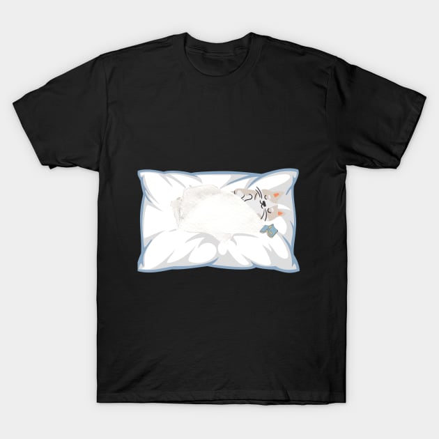 Happy Easter Wishes from a cozy cat T-Shirt by TextureMerch